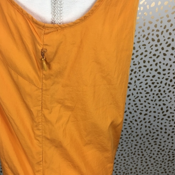 🍑J.CREW Yellow Ruffle Collar Cotton Blouse - Picture 4 of 5